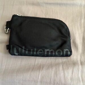 Lululemon Black Clippable Pouch